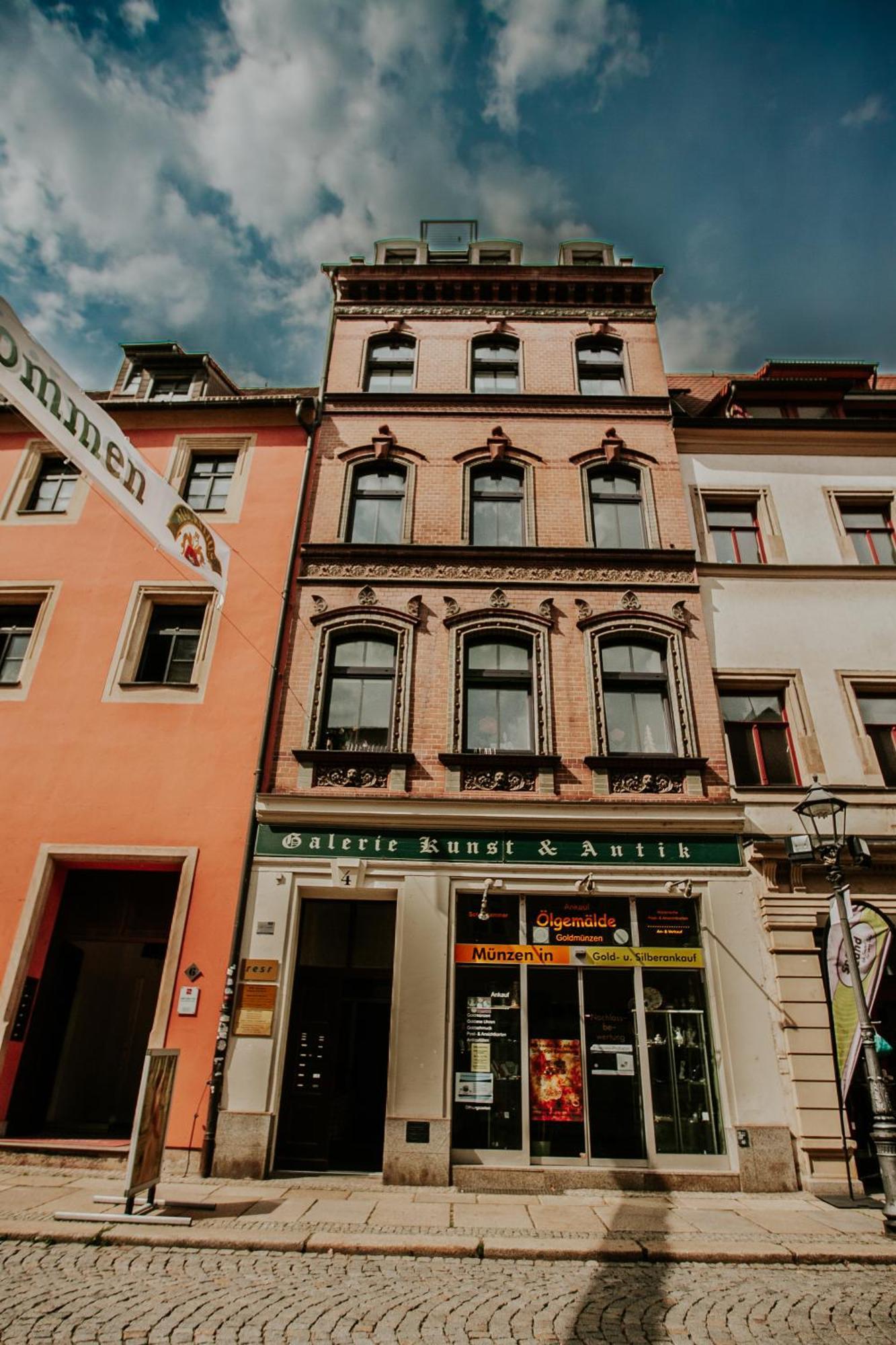 Traumhaftes Apartment Am Dom Mit Grosser Dachterrasse Zwickau Dış mekan fotoğraf