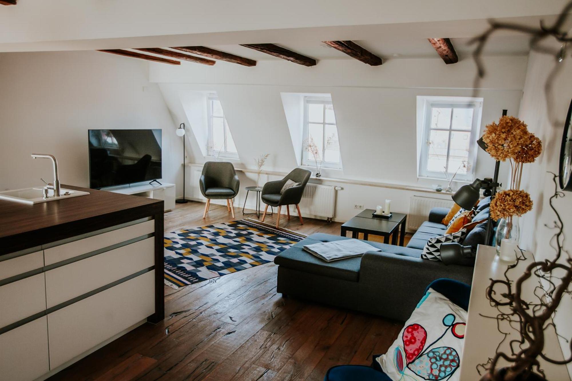 Traumhaftes Apartment Am Dom Mit Grosser Dachterrasse Zwickau Dış mekan fotoğraf