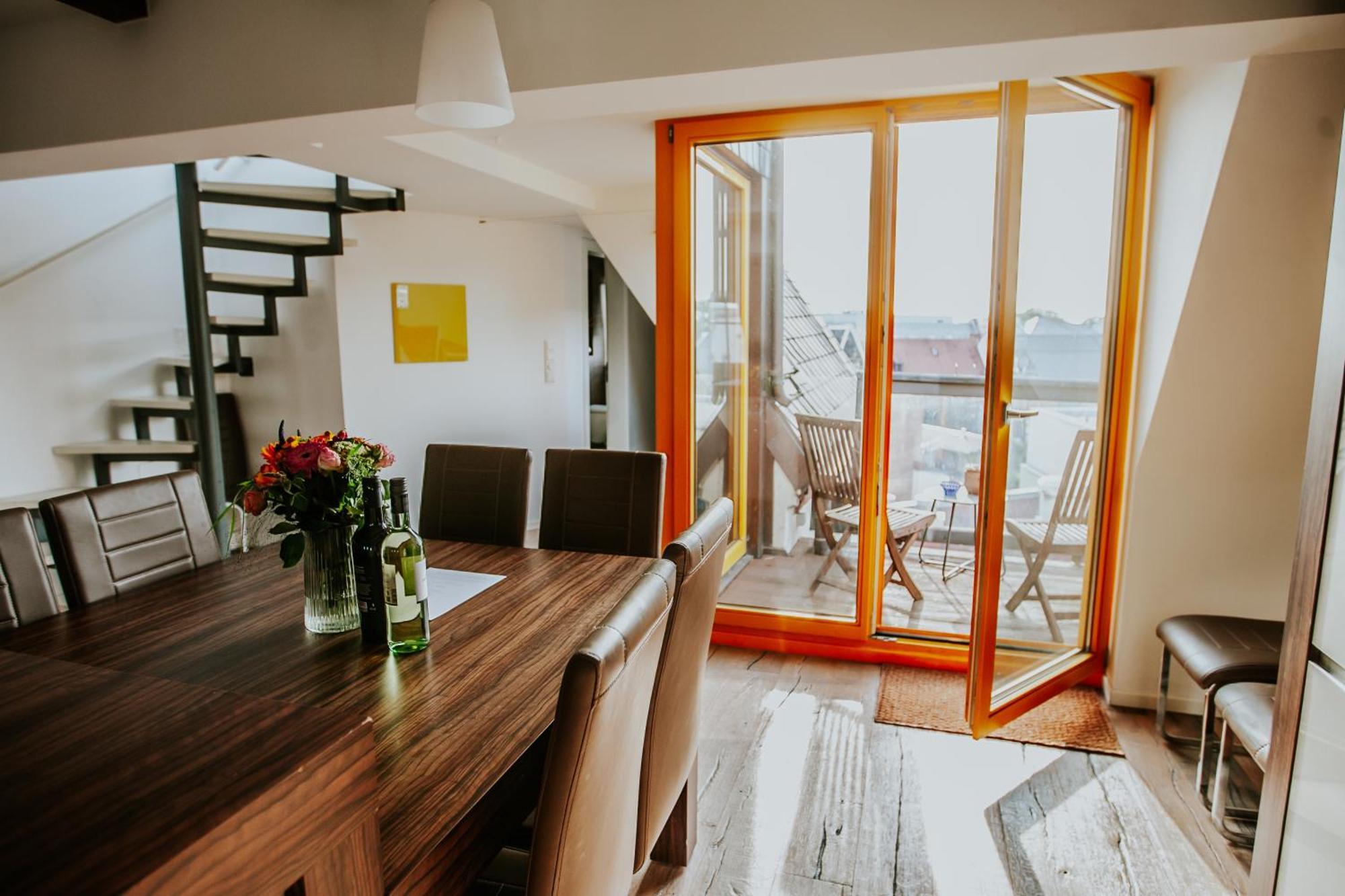 Traumhaftes Apartment Am Dom Mit Grosser Dachterrasse Zwickau Dış mekan fotoğraf
